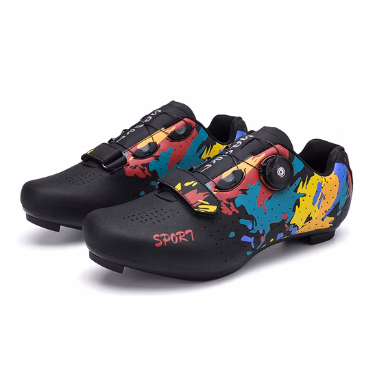 Männer und Frauen Mountainbike Atmungsaktive Spinning Harte Sohle Fahrradschuhe